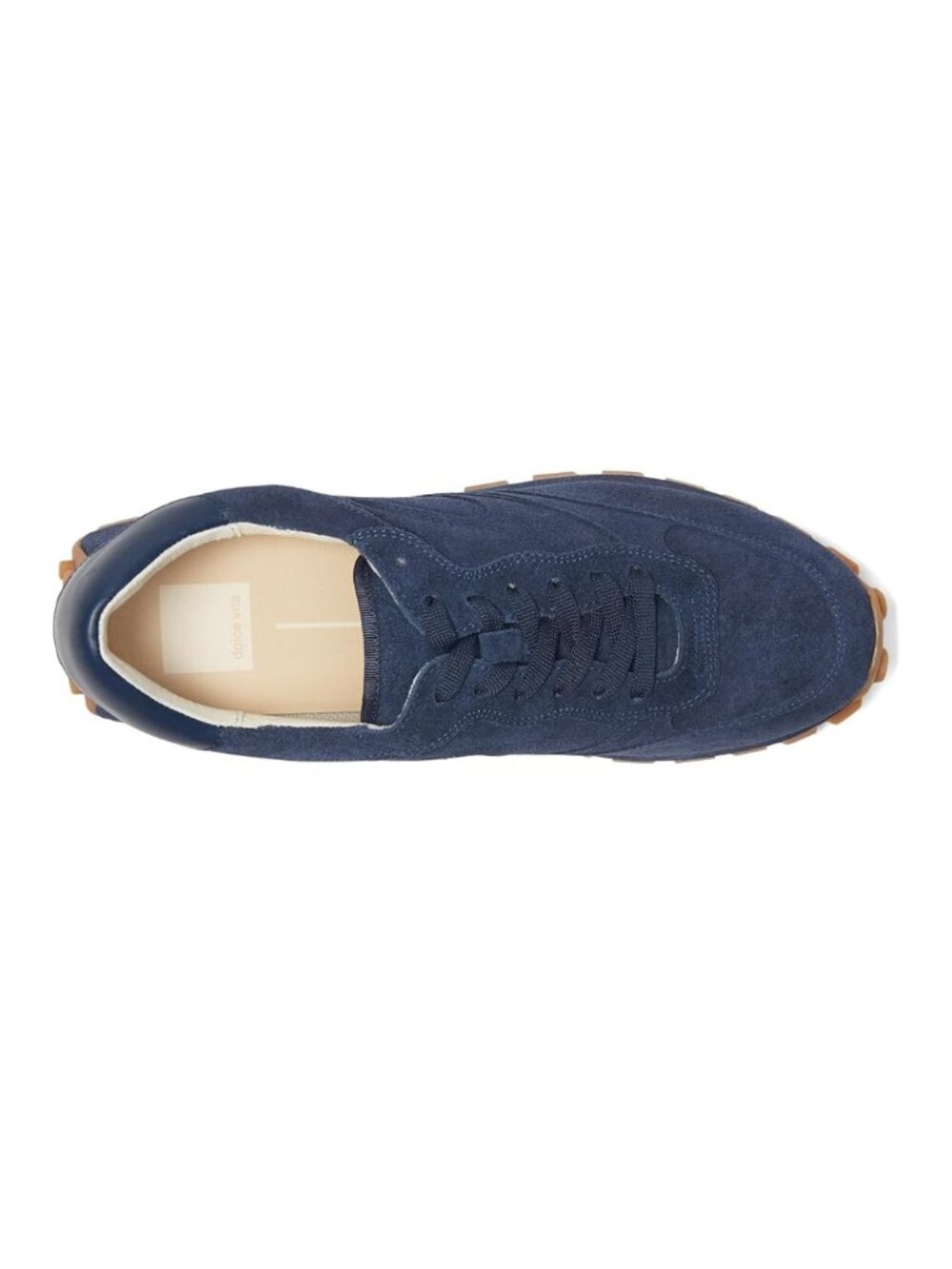Dolce Vita Navy Blue Suede Tricia Sneakers - Picture 7 of 11